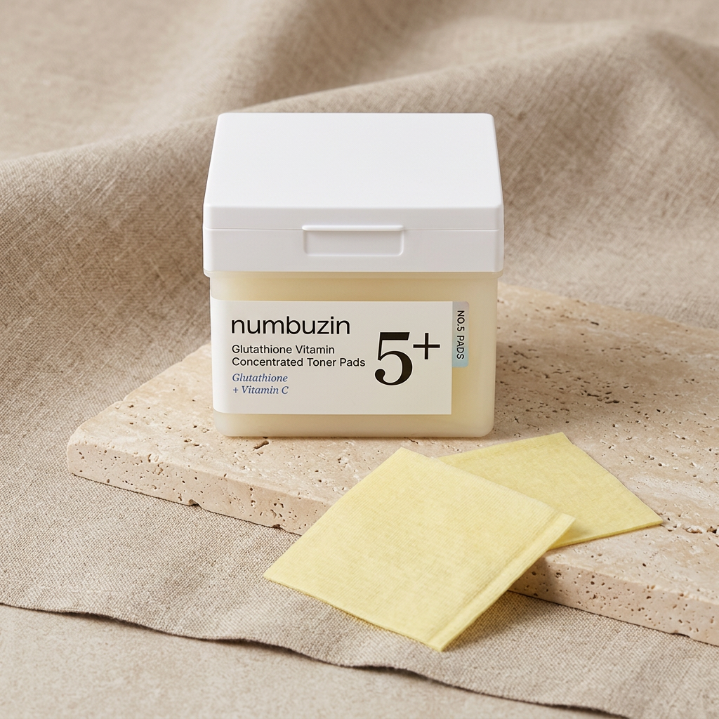 numbuzin No.5+ Glutathione Vitamin Concentrated Toner Pads