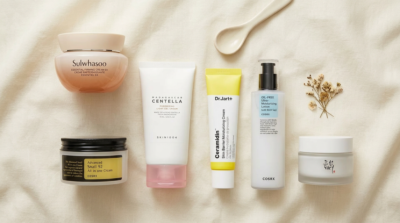 Best Korean Moisturizers 2026: Gel, Cream and Barrier Picks