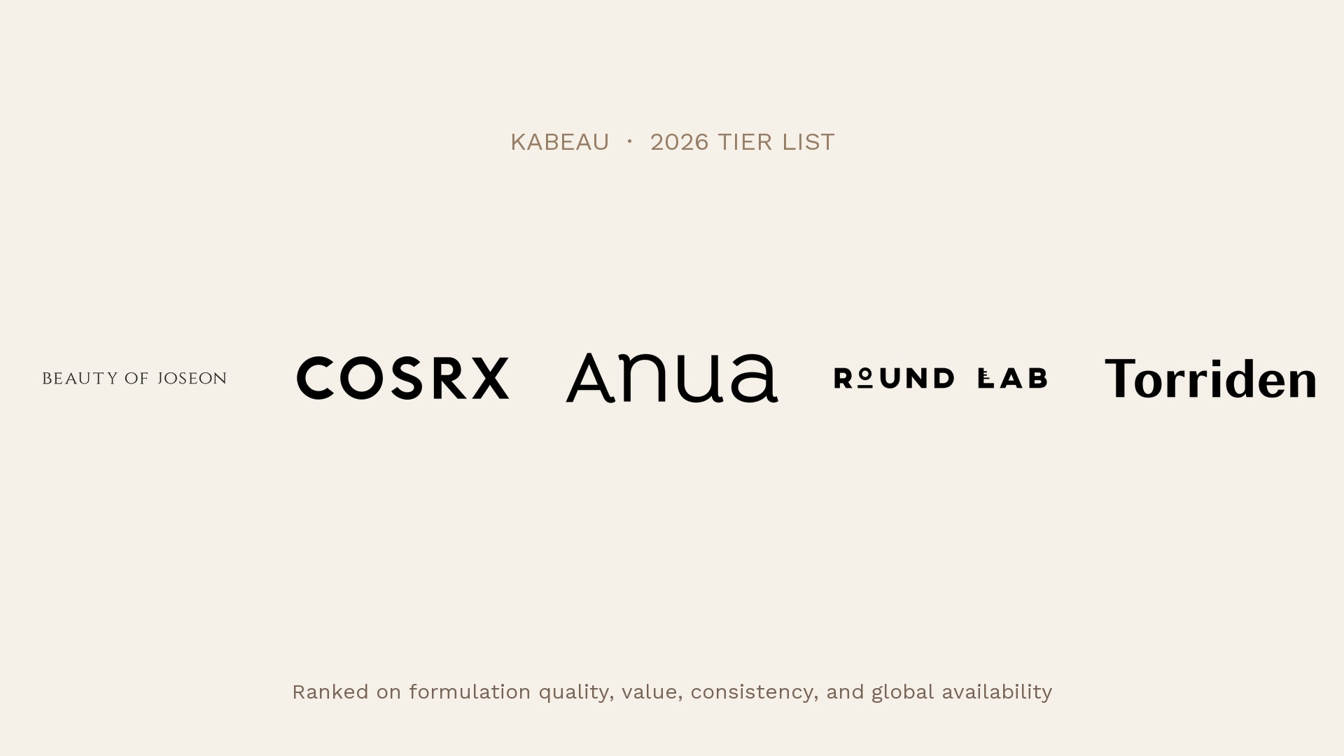 The Best Korean Skincare Brands in 2026: An Honest Tier List